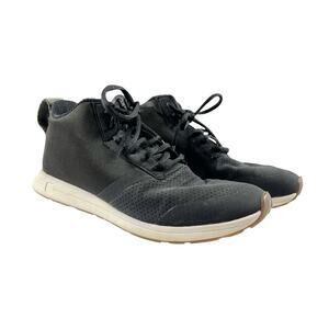 York Athletics The Henry Mid Trainer Sneakers Black Women's 9.5 Men's 8